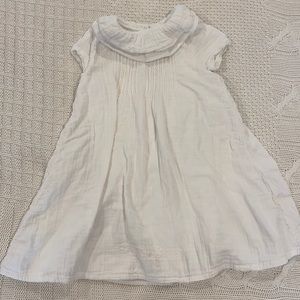 Monoprix 3/4 ans White dress